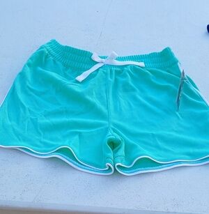 NWT Zone Pro Girl's Meduim Teal Shorts